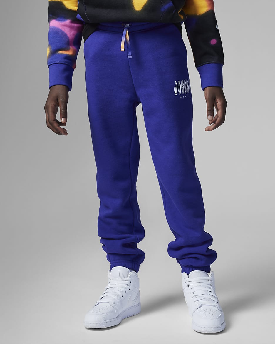 Jordan Big Kids MVP Jumpman Fleece Pants. Nike